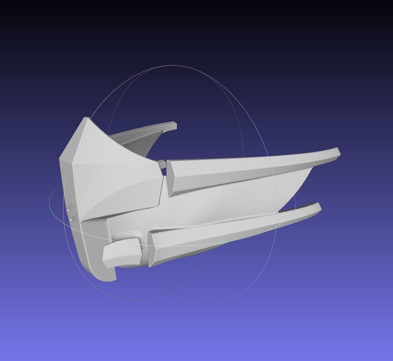 Mortal Kombat Smoke Alternate Costume Mask 3D print model_1