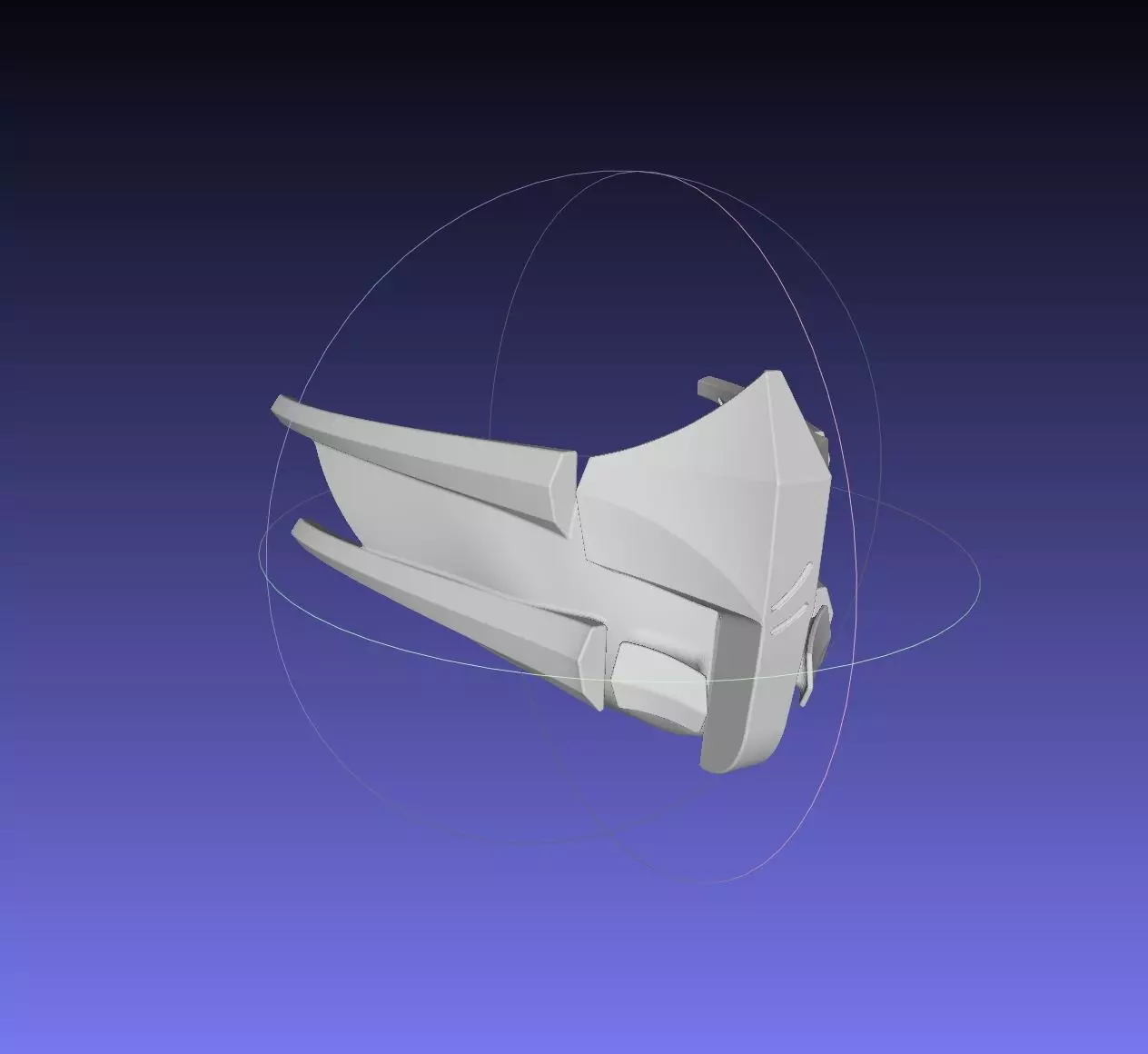 Mortal Kombat Smoke Alternate Costume Mask 3D print model_0