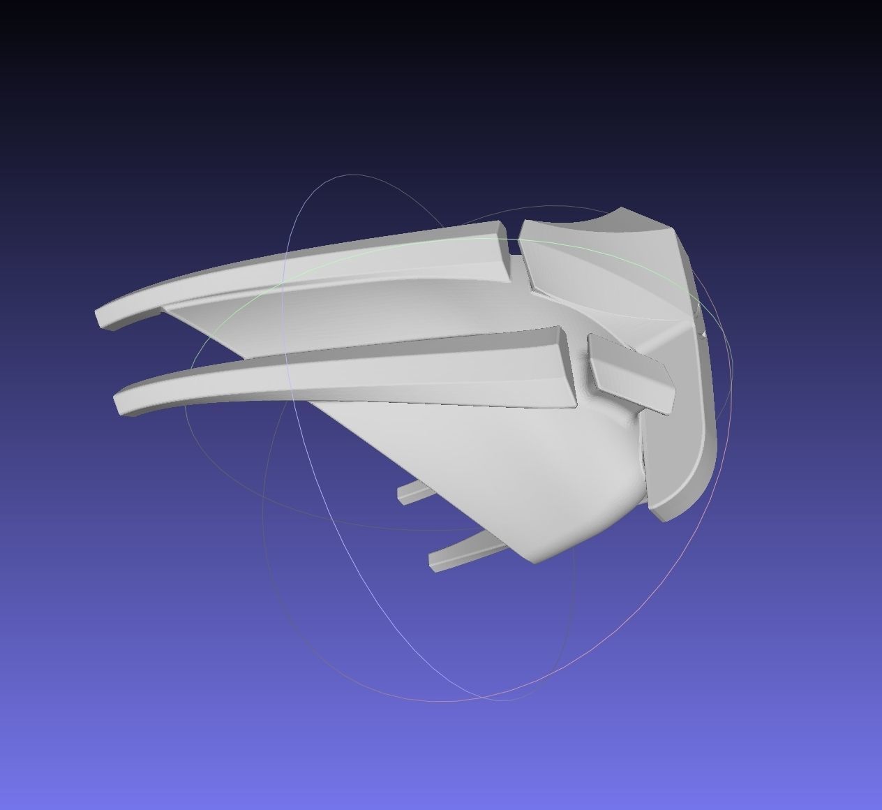 Mortal Kombat Smoke Alternate Costume Mask 3D print model_9