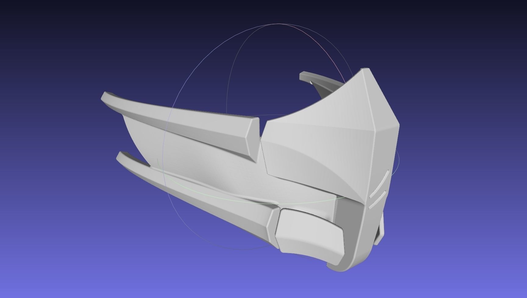 Mortal Kombat Smoke Alternate Costume Mask 3D print model_22