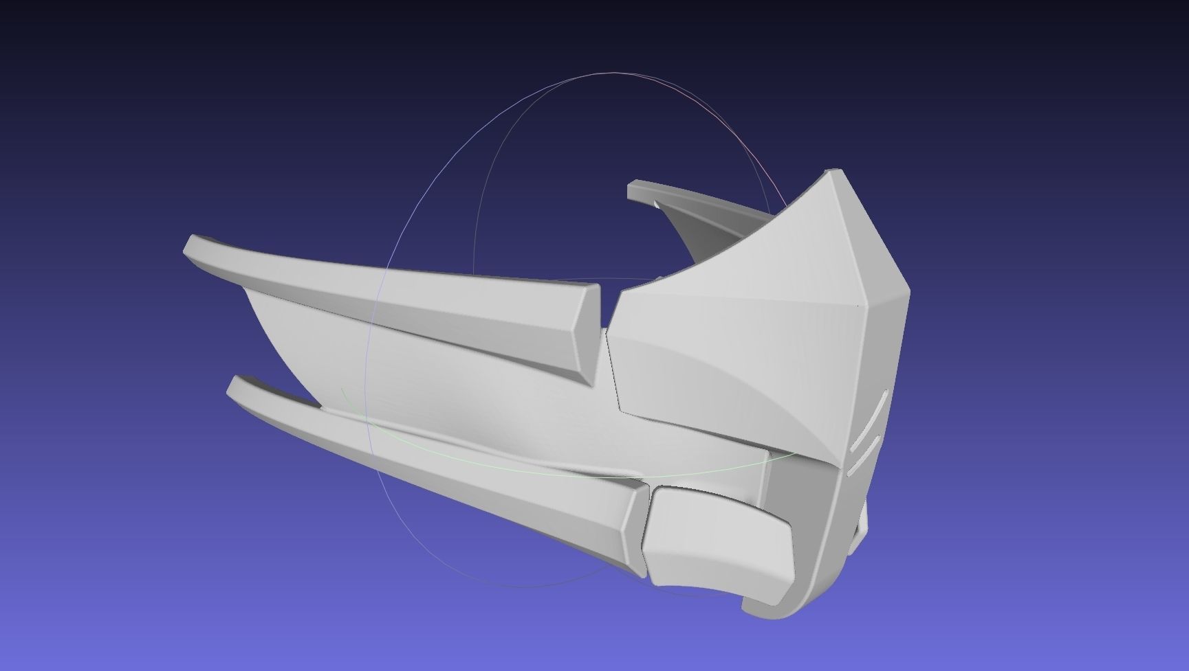 Mortal Kombat Smoke Alternate Costume Mask 3D print model_21