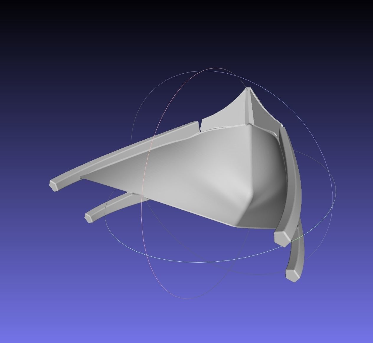 Mortal Kombat Smoke Alternate Costume Mask 3D print model_4