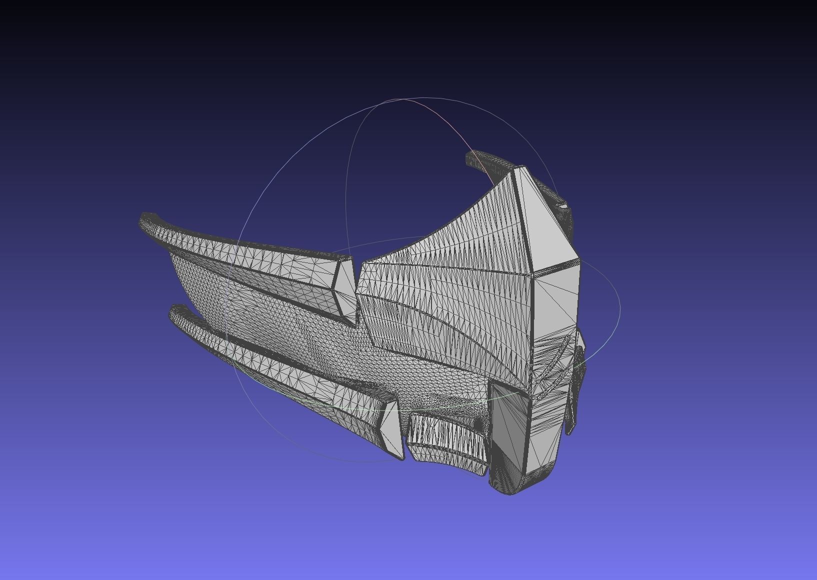 Mortal Kombat Smoke Alternate Costume Mask 3D print model_11