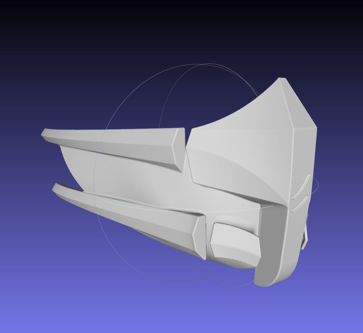 Mortal Kombat Smoke Alternate Costume Mask 3D print model_13