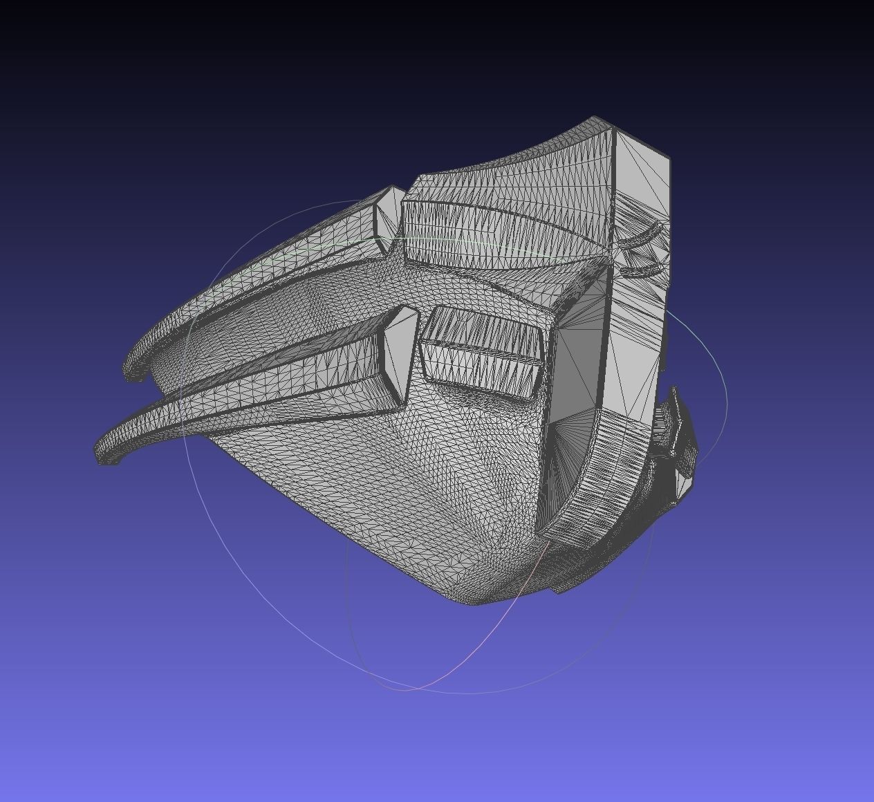 Mortal Kombat Smoke Alternate Costume Mask 3D print model_20