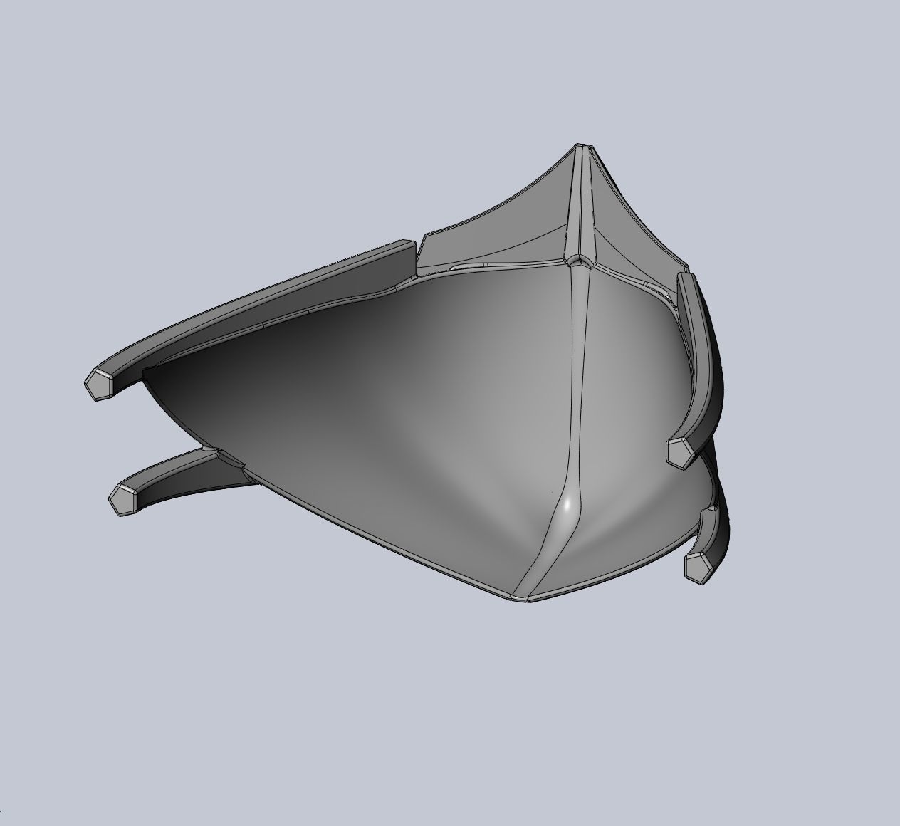 Mortal Kombat Smoke Alternate Costume Mask 3D print model_18