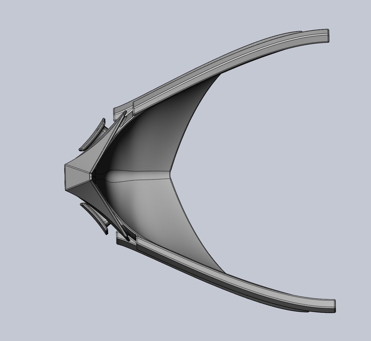 Mortal Kombat Smoke Alternate Costume Mask 3D print model_14