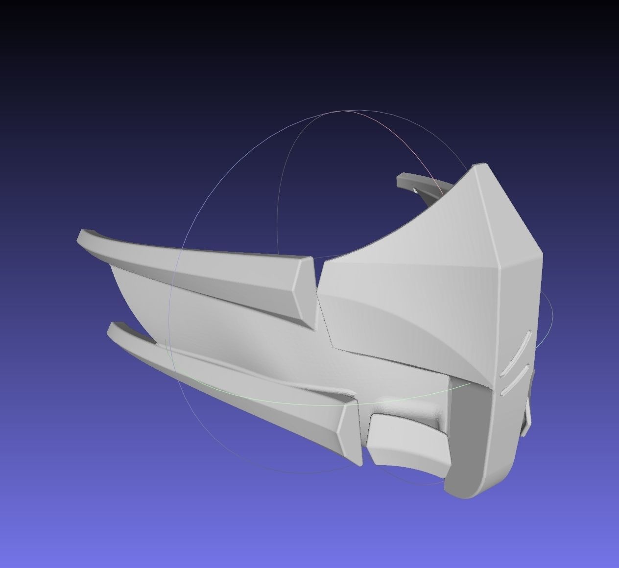 Mortal Kombat Smoke Alternate Costume Mask 3D print model_10