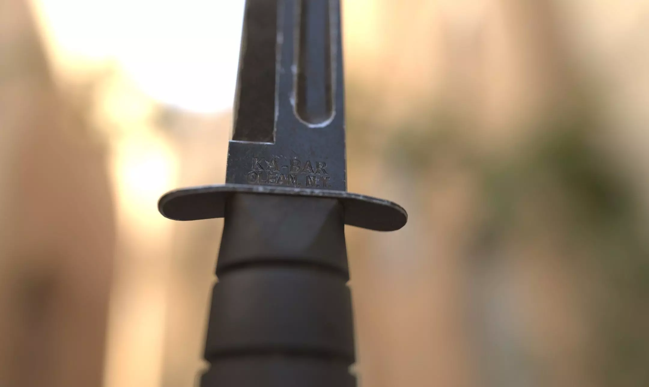 Ka-Bar Combat Knife Low-poly 3D model_0