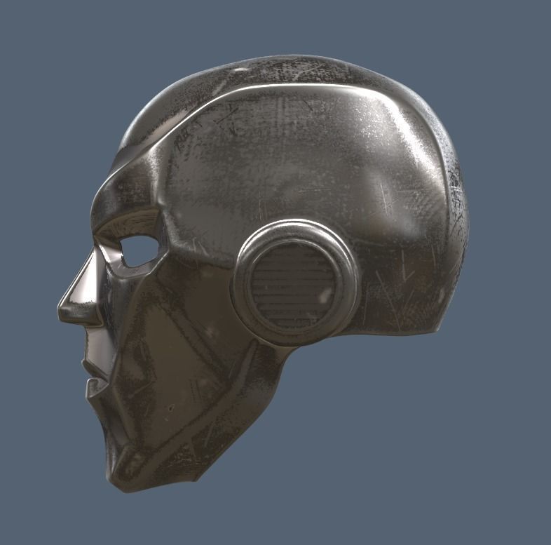 Red Hood New 52 Helmet 3D print model_5