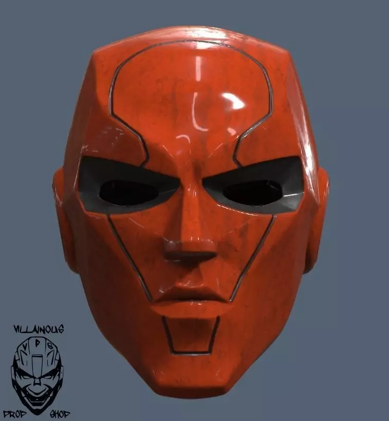 Red Hood New 52 Helmet 3D print model_0