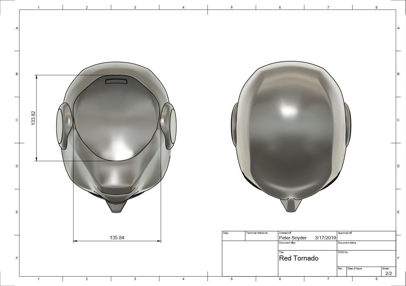 Red Tornado Helmet 3D print model_8