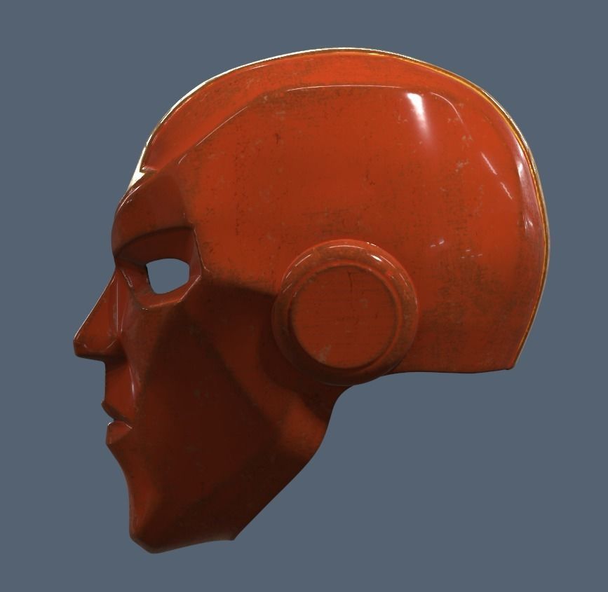 Red Tornado Helmet 3D print model_2