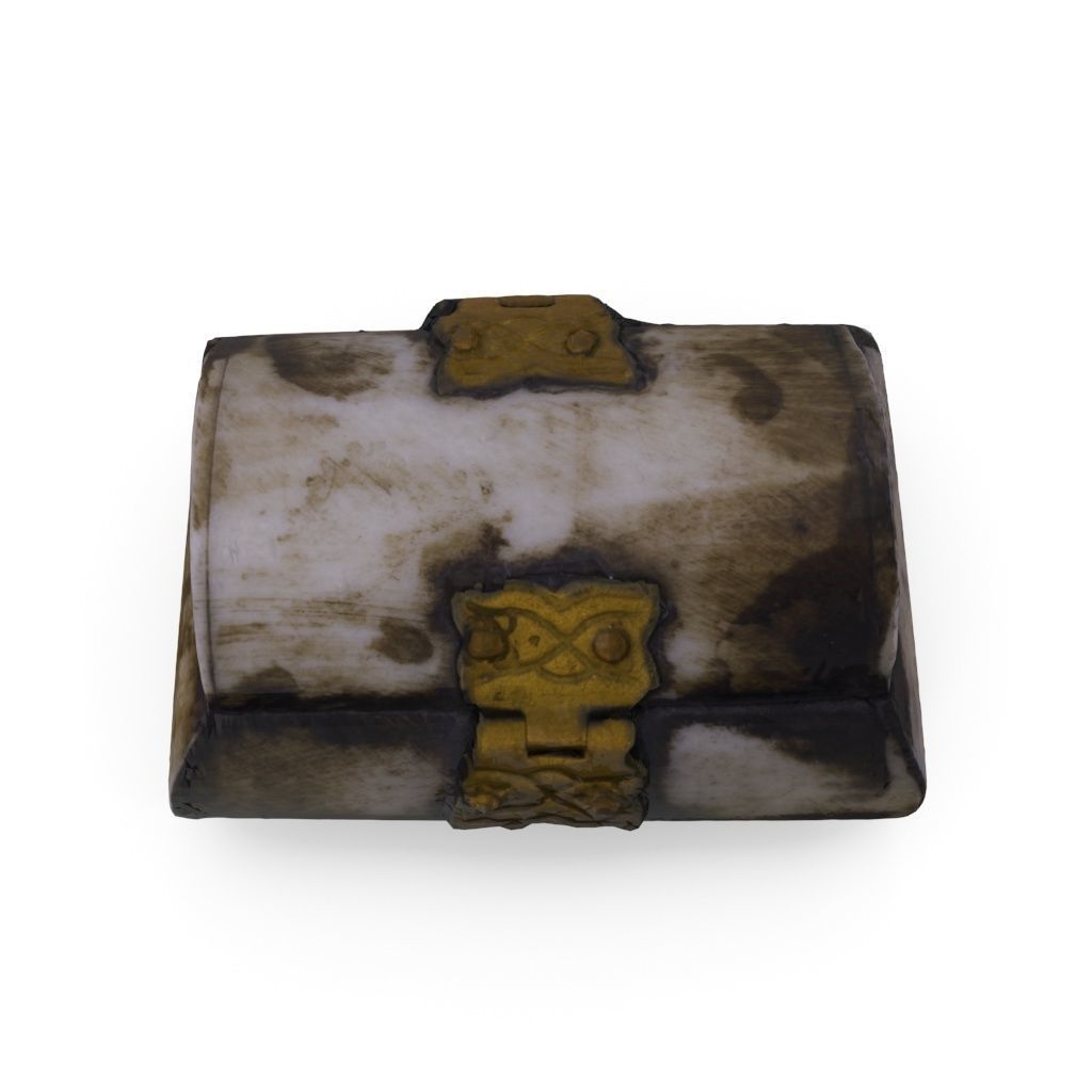 Mini Chest 02 - Low and High Poly versions Low-poly 3D model_4