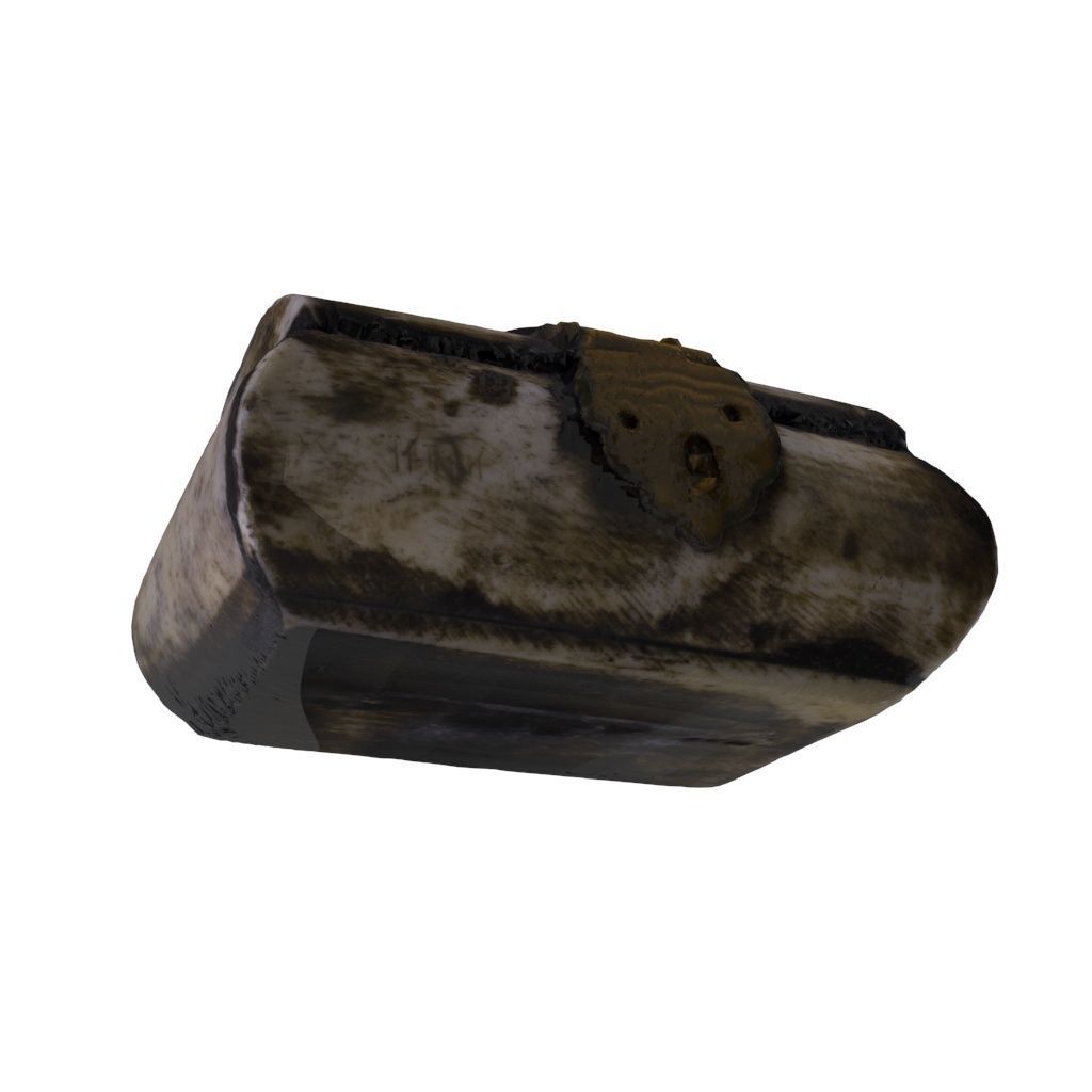 Mini Chest 02 - Low and High Poly versions Low-poly 3D model_8