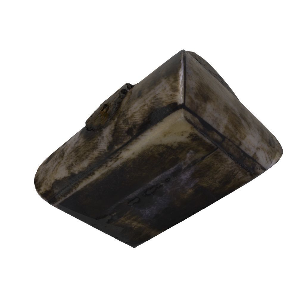 Mini Chest 02 - Low and High Poly versions Low-poly 3D model_9