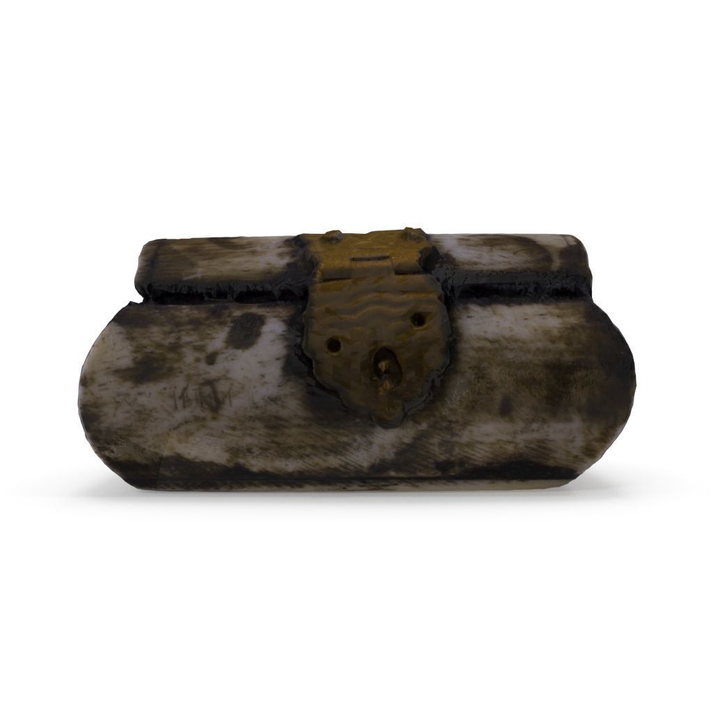 Mini Chest 02 - Low and High Poly versions Low-poly 3D model_7