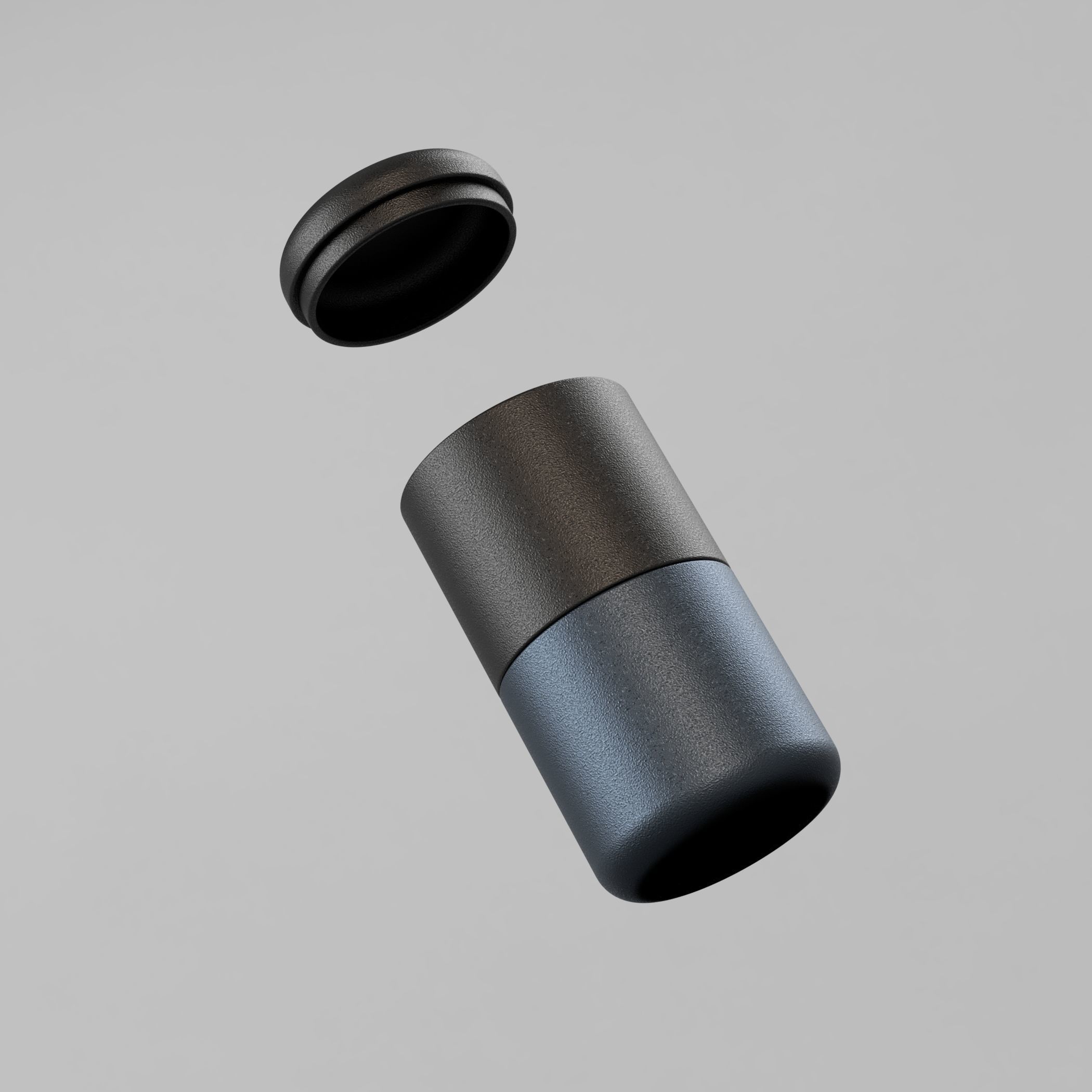 Canteen container 3D model_4