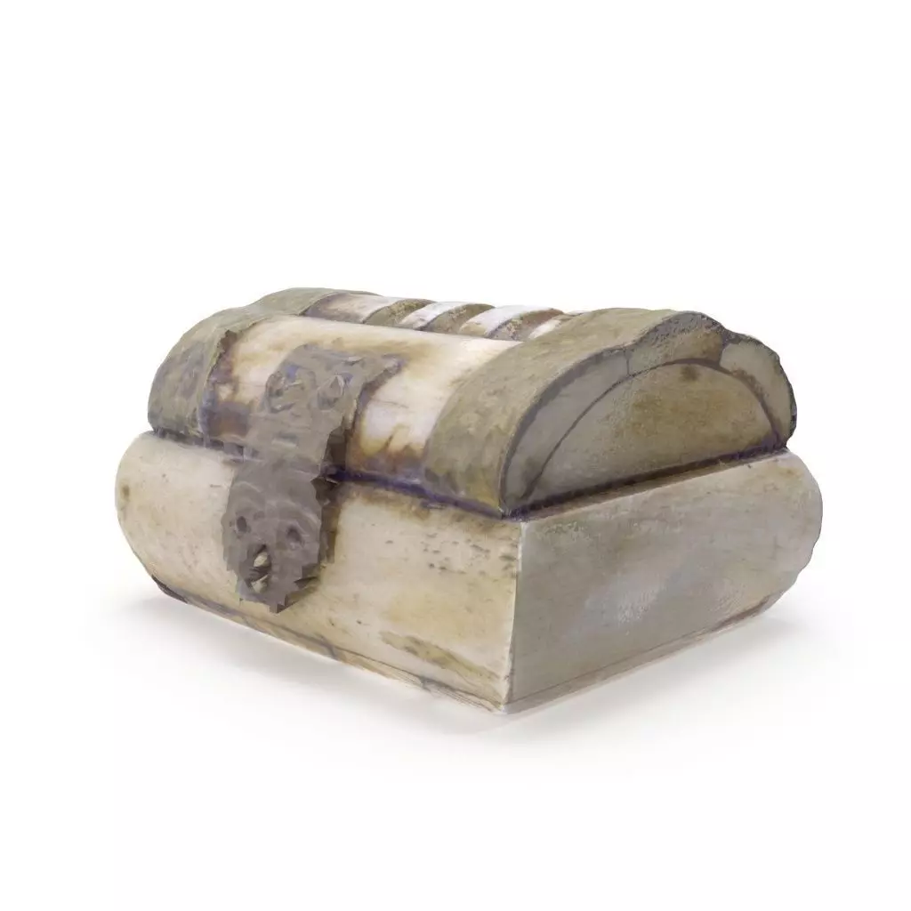 Mini Chest 03 - Low and High Poly versions Low-poly 3D model_0