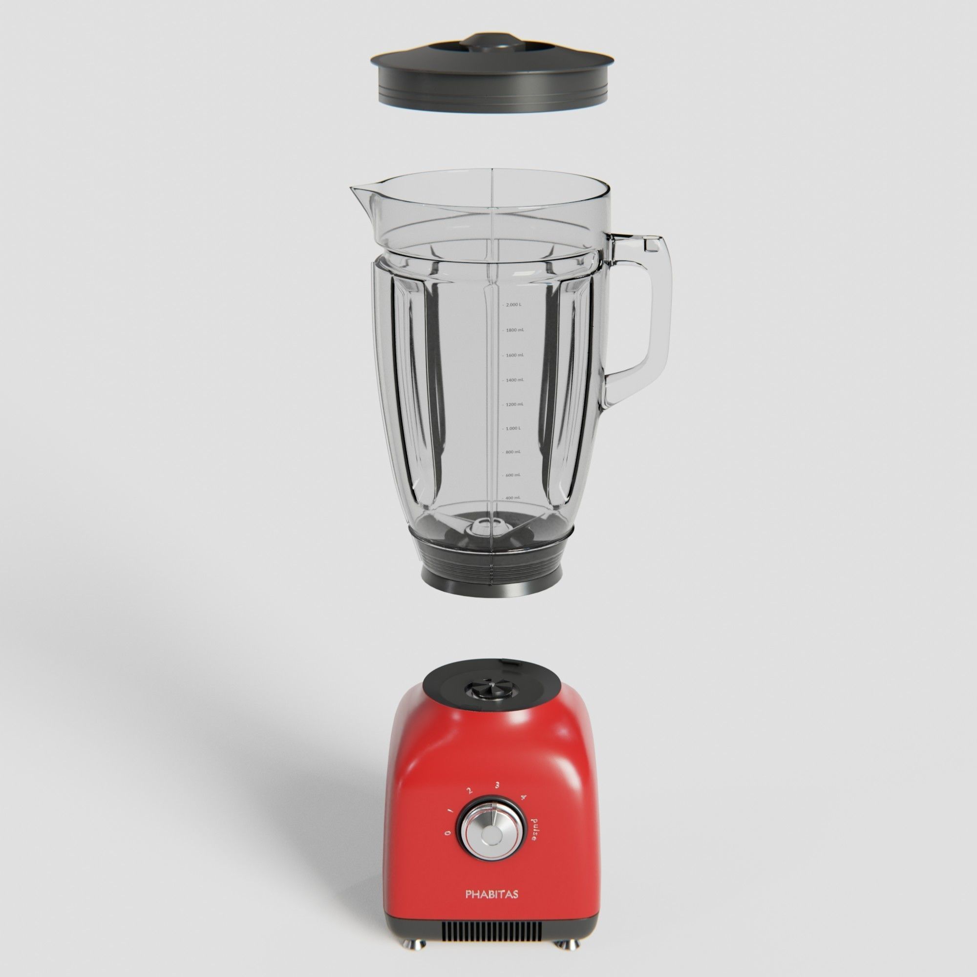 Blender 01 Low-poly 3D model_3