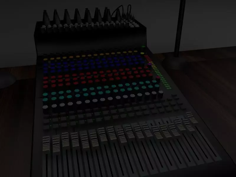 Mixing table 3D model_0