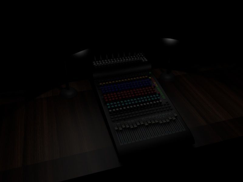 Mixing table 3D model_2