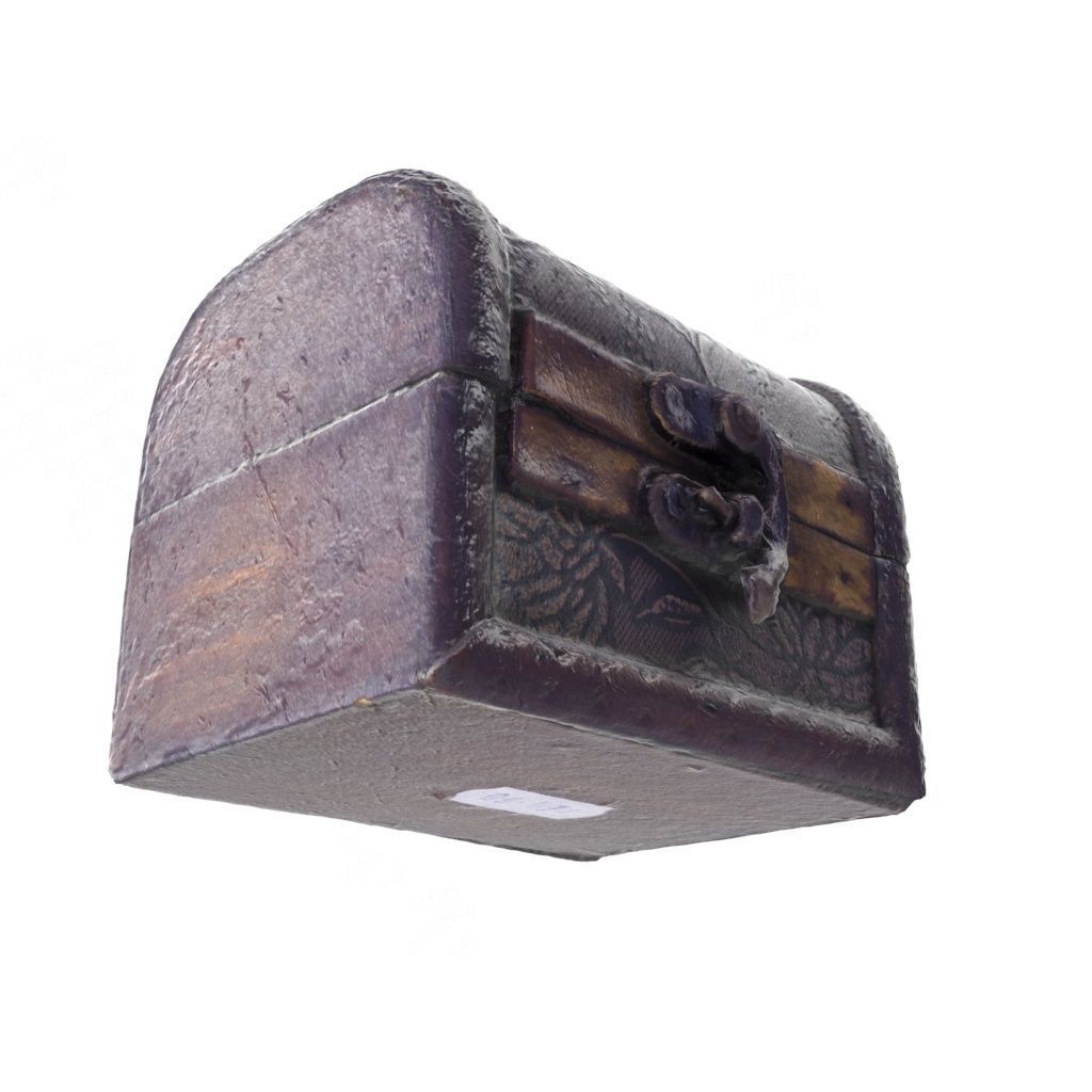 Small Chest 04 - Low and High Poly versions Low-poly 3D model_10