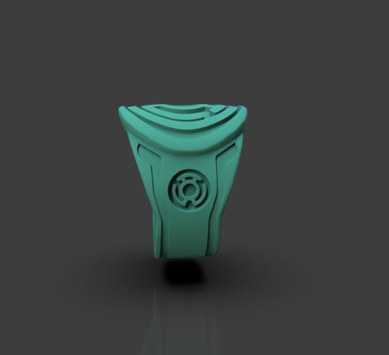Yellow Lantern Power Ring 3D print model_15