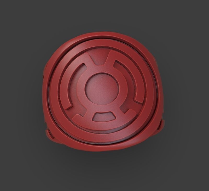 Yellow Lantern Power Ring 3D print model_23