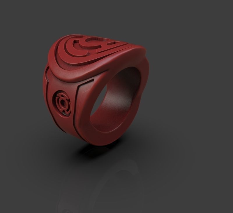 Yellow Lantern Power Ring 3D print model_20