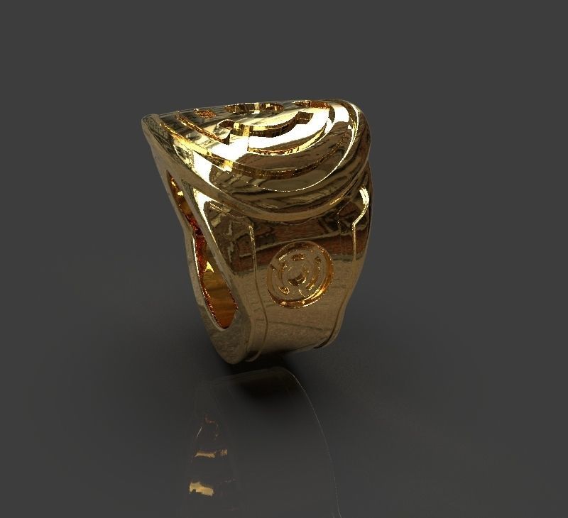 Yellow Lantern Power Ring 3D print model_1
