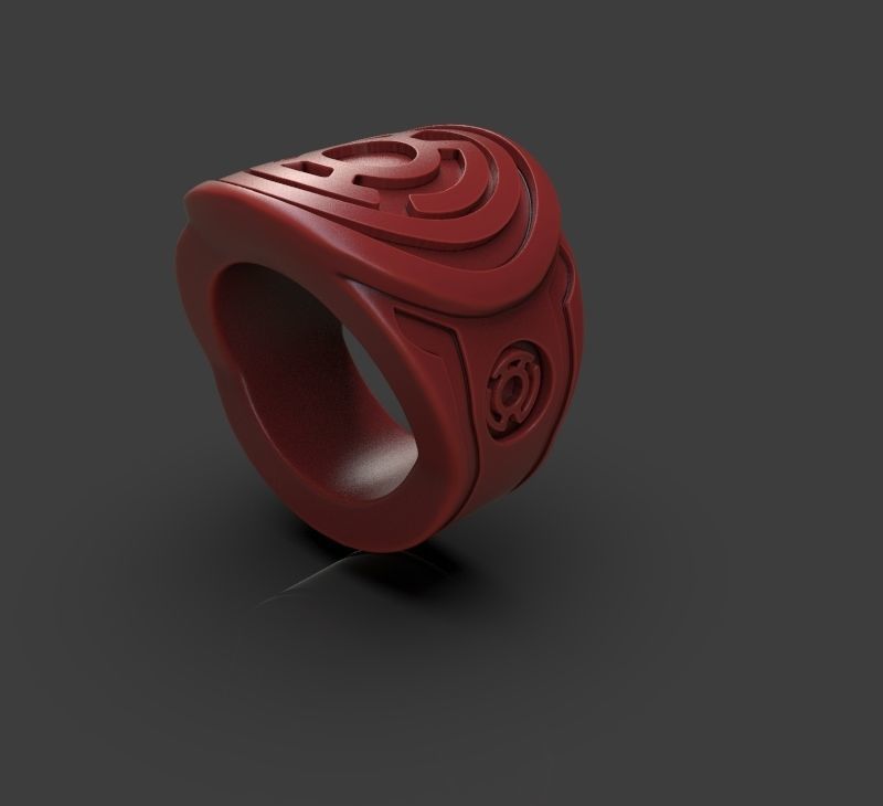 Yellow Lantern Power Ring 3D print model_21