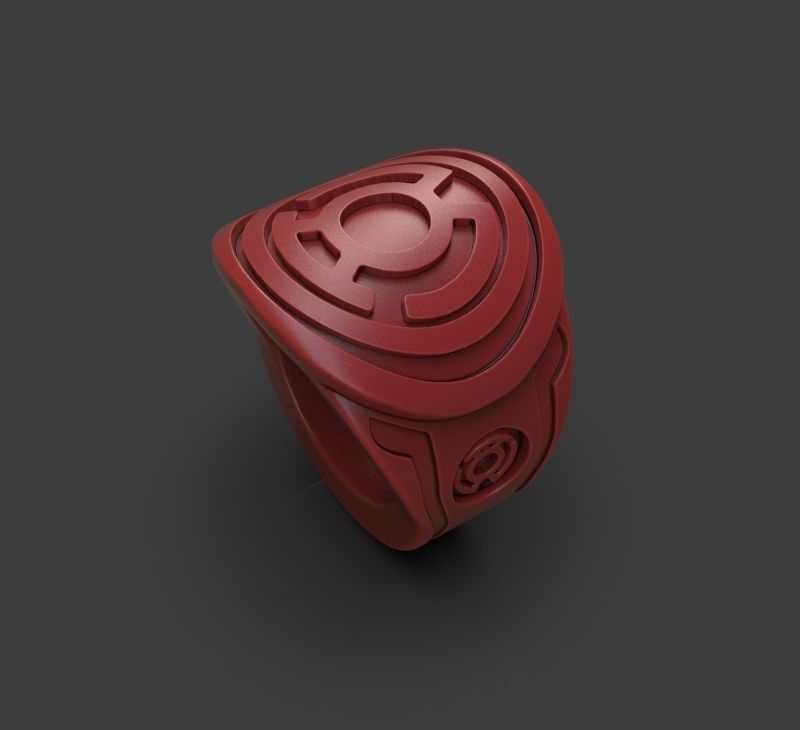 Yellow Lantern Power Ring 3D print model_22