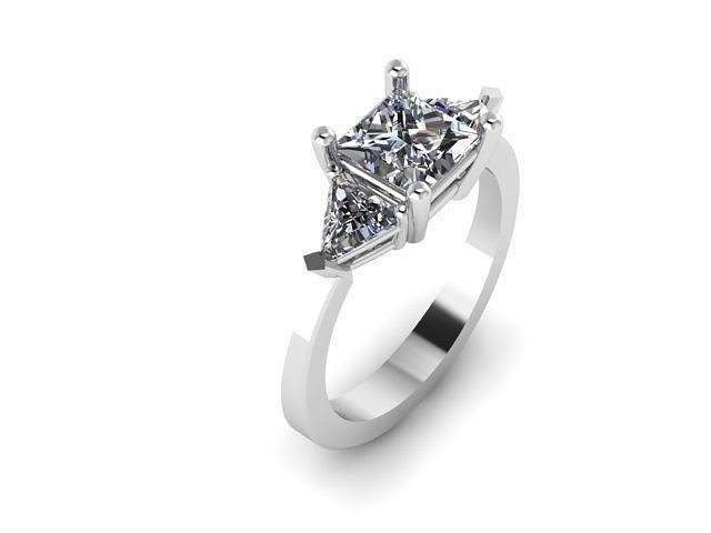 Princes  triangles  ring  3D print model