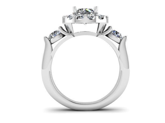 Halo  window ring 3D print model_2