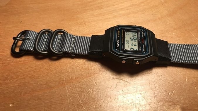 Casio Strap Adapter 3D print model