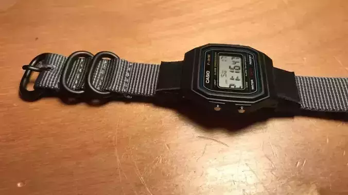 Casio Strap Adapter 3D print model