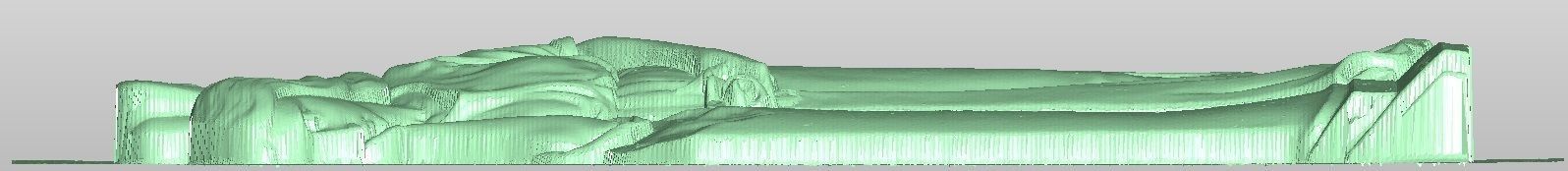 Angel in tomb mold 3D model_2