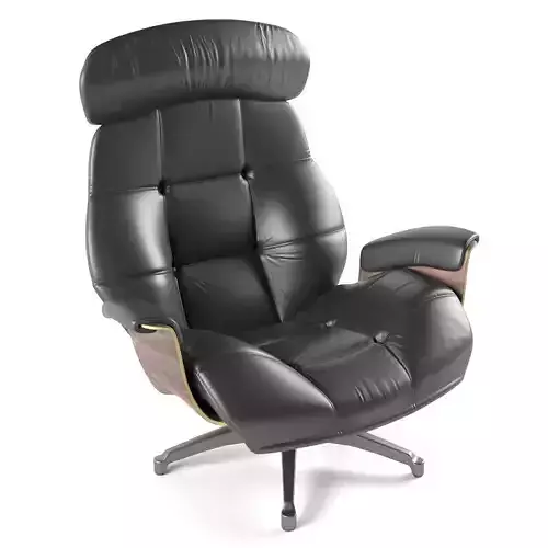 Armchair eames lounge chair leather