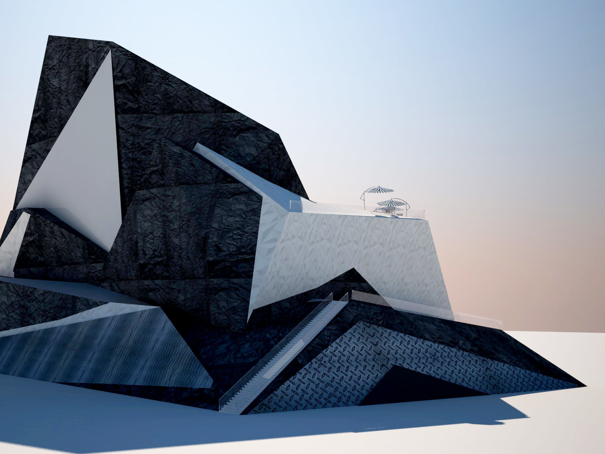 Deconstruction Building 3D model_4