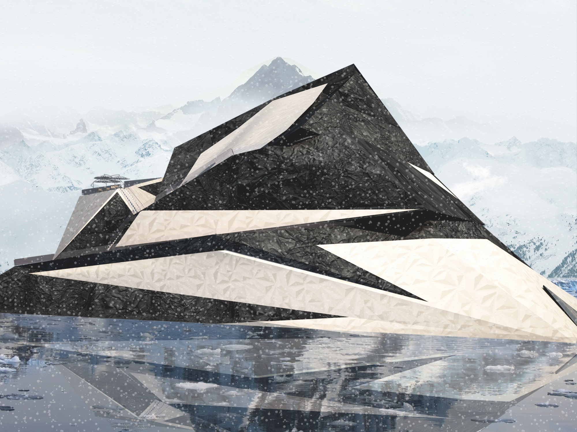 Deconstruction Building 3D model_1