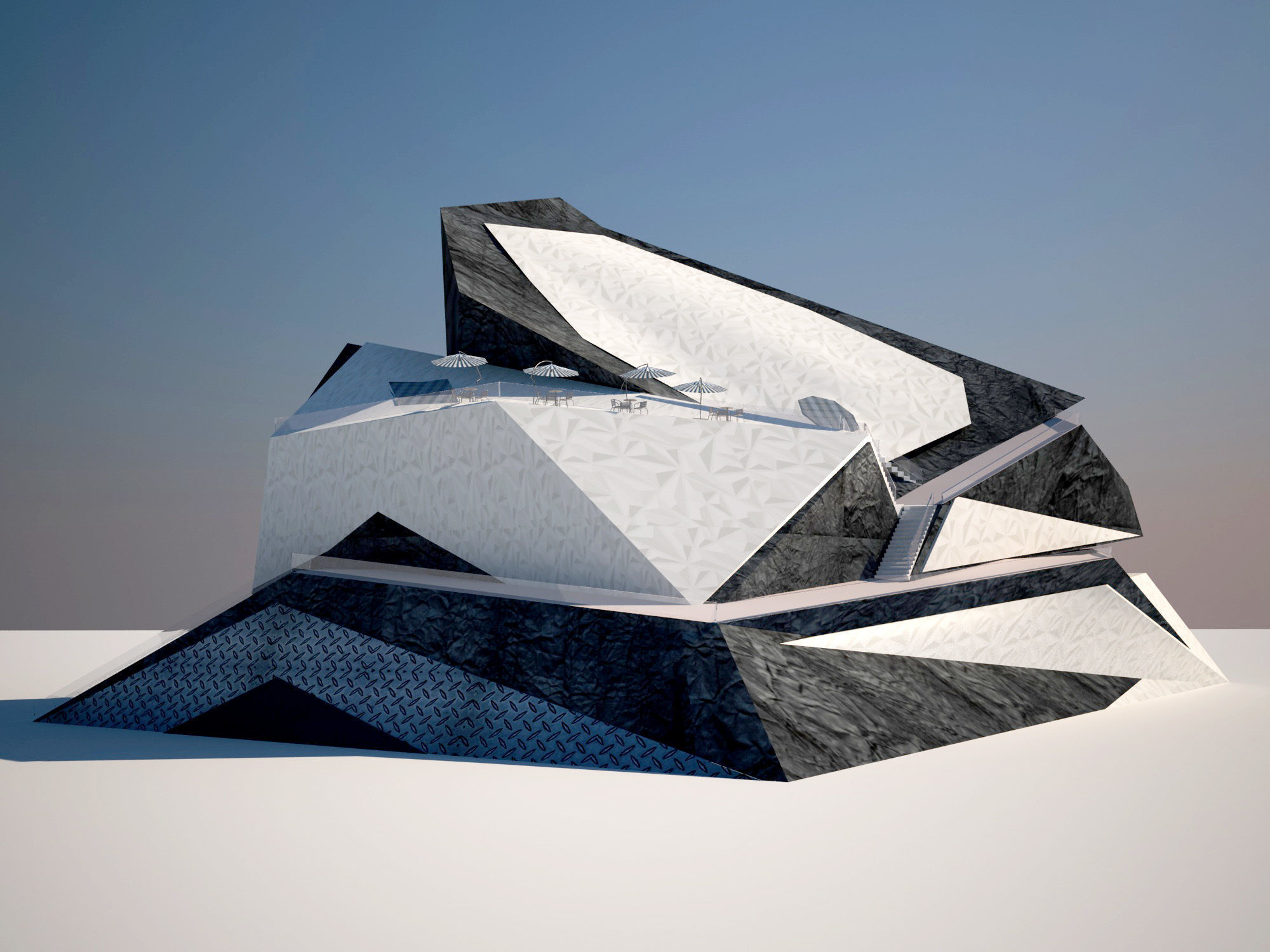 Deconstruction Building 3D model_11