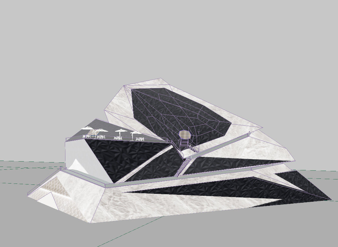 Deconstruction Building 3D model_8