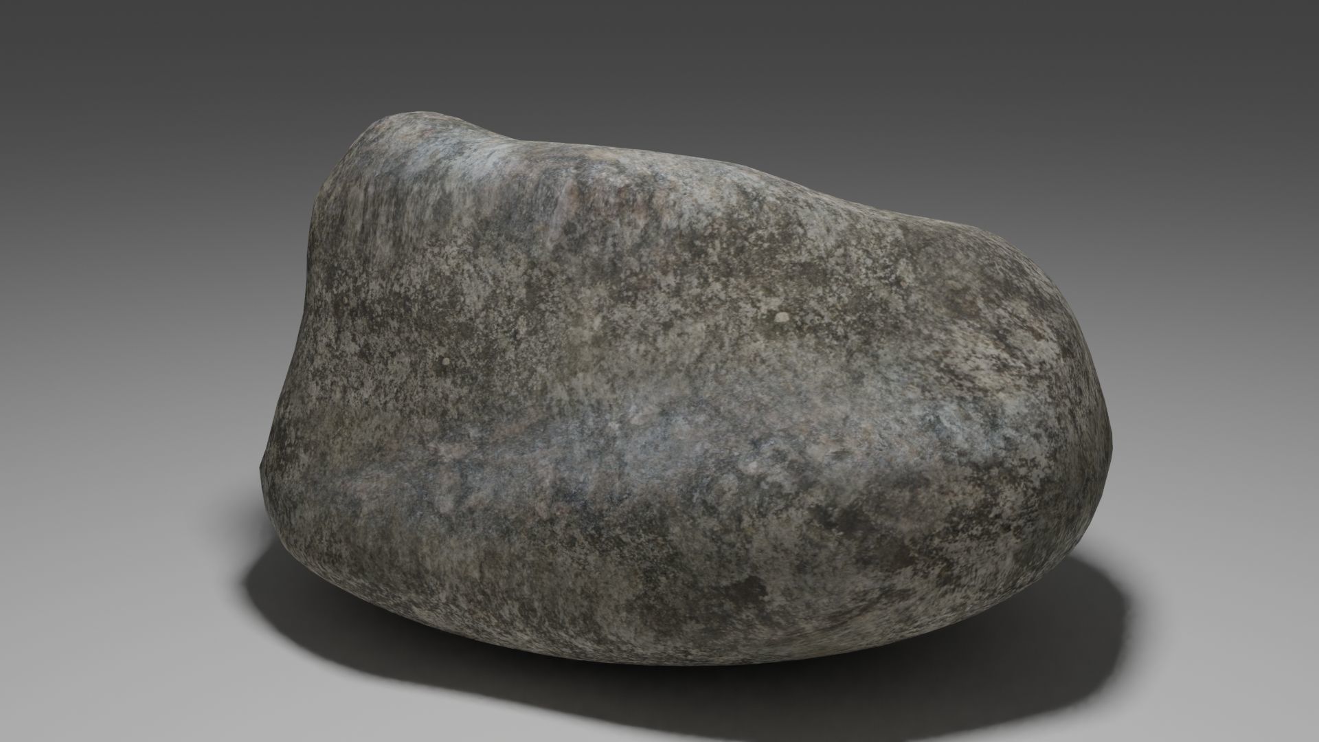Big Rock Low-poly 3D model_3