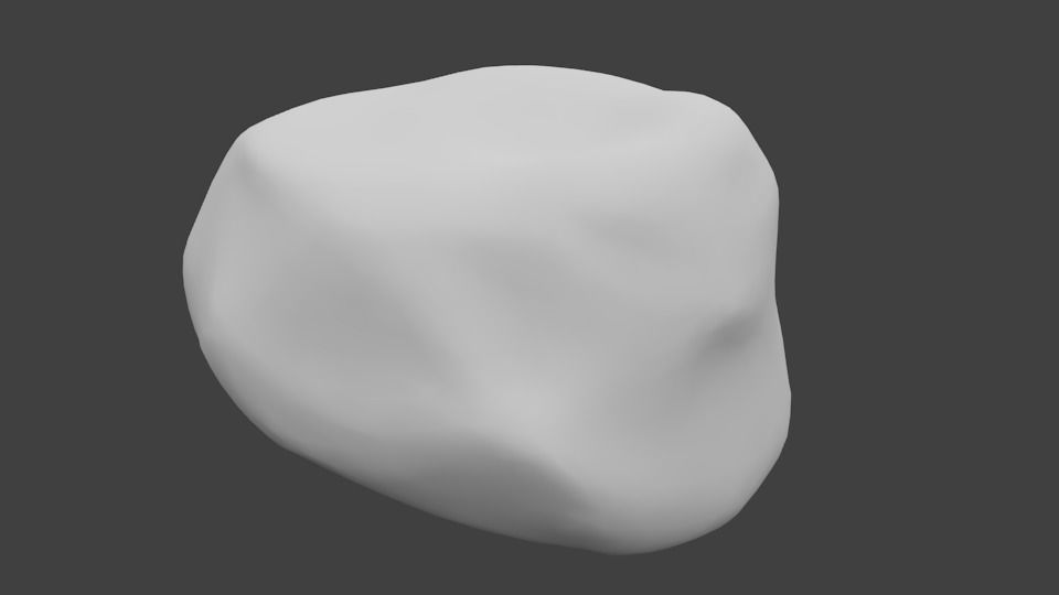 Big Rock Low-poly 3D model_5