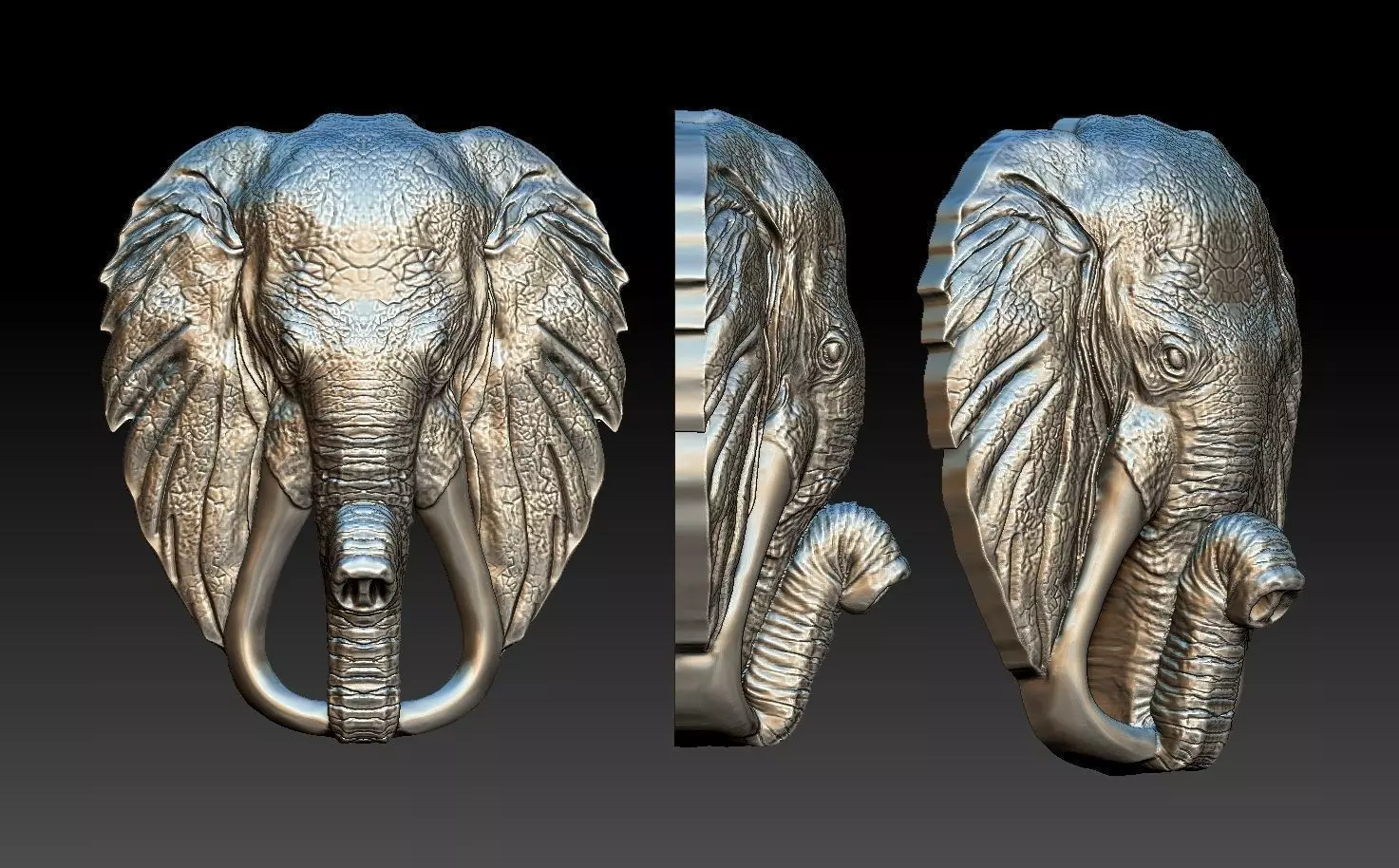 elephant 3D print model
