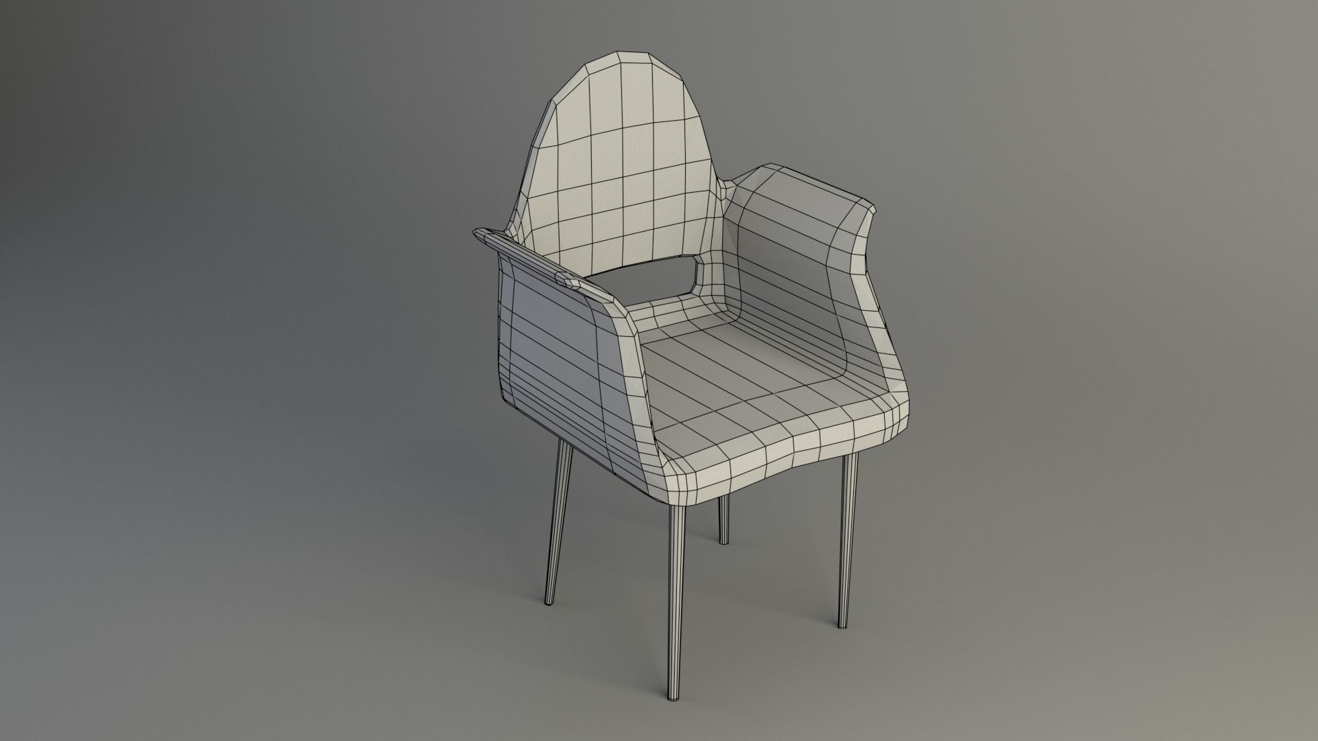Chair 02 3D model_20
