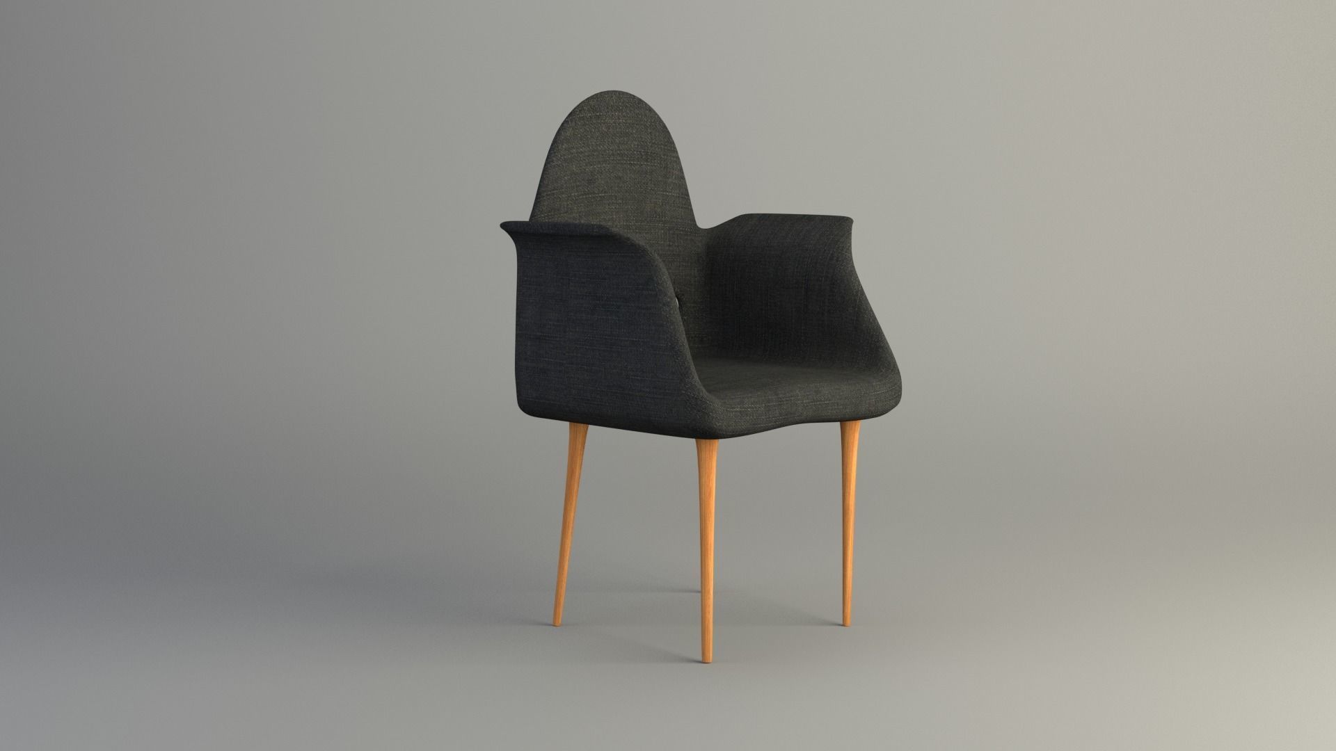 Chair 02 3D model_2
