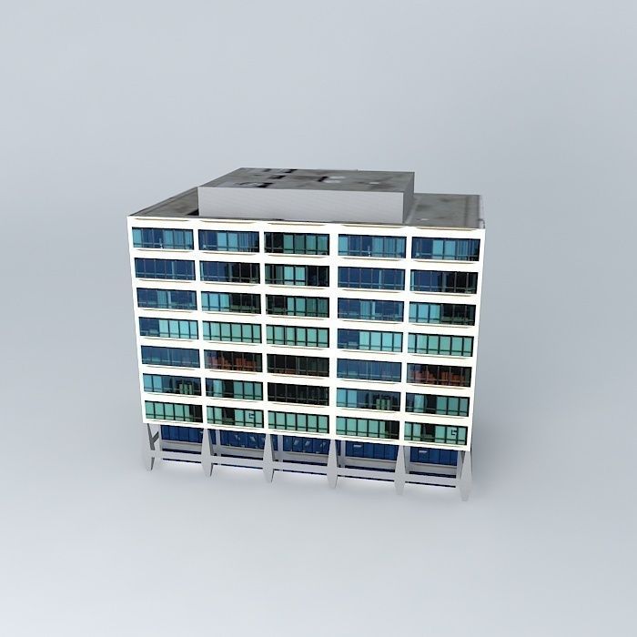 AT%26T Building Free 3D model_2