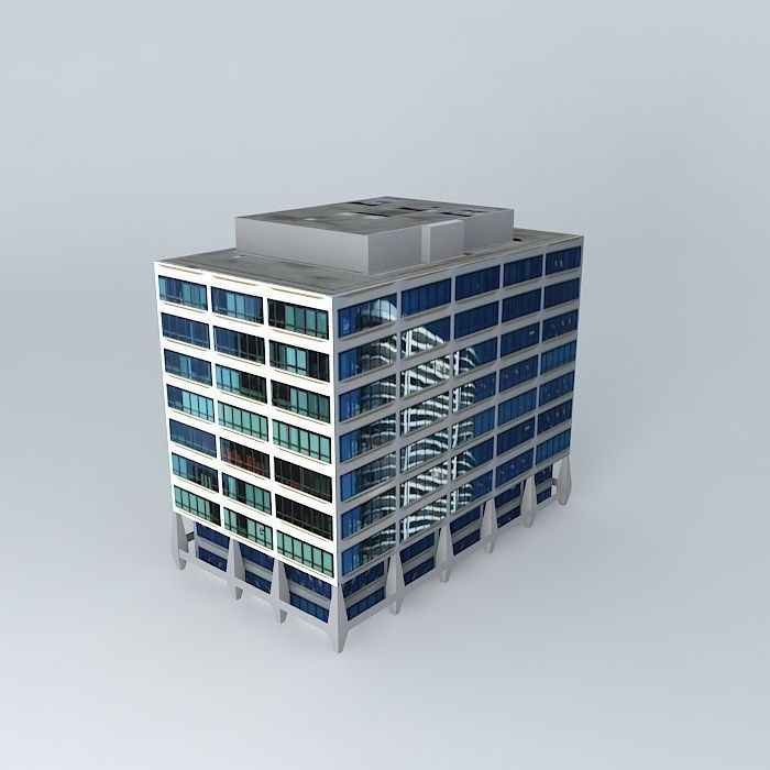 AT%26T Building Free 3D model_1